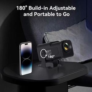 In Voorraad Nieuwe Aankomst Projector Hy320 Dual Wifi6 1920*1080P 4K Android11 Allwinner H713 Bt5.0 Cinema Outdoor Draagbare Projetor - Product Image 5