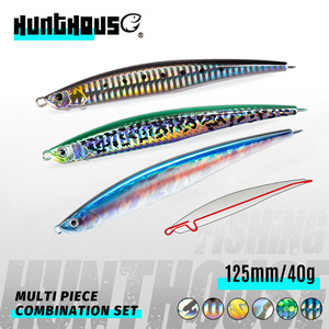 เหยื่อปลอม Hunthouse Wholesale ขนาด 125 มม. น้ำหนัก 40 กรัม แบบจมน้ำ สำหรับตก<span class=keywords><strong>ปลา</strong></span>ทะเล ตีไกล ใช้ตกปลาทะเล เช่น <span class=keywords><strong>ปลา</strong></span>กะพง - Product Image 1