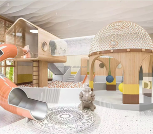 Eibele <span class=keywords><strong>2025</strong></span> Trẻ Em <span class=keywords><strong>Mini</strong></span> Sân Chơi Giải Trí Mềm Chơi Toddler Sân Chơi Trong Nhà Với Trượt Bóng Pit Cho Mầm Non Lớp Học - Product Image 4