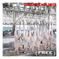 Rendement élevé d'équipement d'abattage de l'usine 300-1000BPH de transformation de lapin et de poulet à petite échelle de 2025 Offre Spéciale