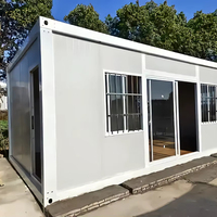 Maison préfabriquée moderne de luxe Immeuble de bureaux 10 pieds 40 pieds Module conteneur plat