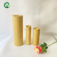 Urnas biodegradables de bambú para cenizas, urnas de cremación de alta calidad para mascotas, suministros funerarios