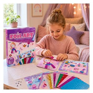 Kit de Manualidades con Láminas de Dinosaurios Personalizadas, Pegatinas Metálicas, Juego de Colorear Prehistórico, Regalo Educativo para Niños Escolares - Product Image 4