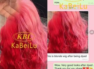 Kabeilu, venta al por mayor, alta calidad, densidad 150%, Color Rubio recto, largo, virgen, cutícula alineada, peluca con malla frontal humana, onda profunda - Product Image 6