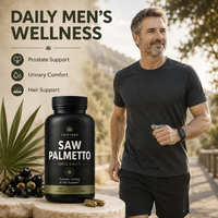 Label privé santé de la prostate avec Saw Palmetto prend en charge la prostate