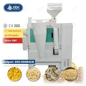 Machine à éplucher les fèves de maïs, riz, blé, pois, millet, pour décortiquer les grains secs et humides.