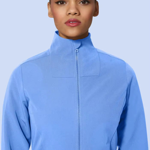 Bestexカスタムレディーススクラブユニフォームセットモイスウィッキングハイパー通気性4ウェイストレッチ合計5ポケットナースユニフォーム - Product Image 5