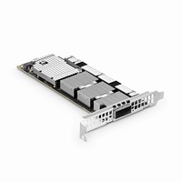 Carte d'interface réseau interne PCIe 5.0 à port unique QSFP112 400G, adaptateur Ethernet InfiniBand pour serveur AI GPU, centre de données