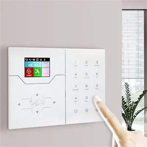 نظام إنذار 868 ميجاهرتز للاتحاد الأوروبي مع واي فاي/جي إس إم/4جي/جي بي آر إس، مصنوع من مادة إيه بي إس، صفارة إنذار 85 ديسيبل، شاشة لمس متعددة اللغات لأمن المنزل - Product Image 1