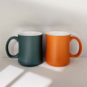 Customizable Ceramic <b>Mug</b> Solid Color Matte <b>Glaze</b> Gift Coffee Cup Single Piece For Giveaways - Product Image 5