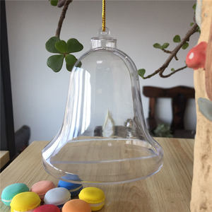 Caja de Dulces Navideña Transparente en Forma de Estrella, Árbol, Huevo y Campana, Esfera Hueca de Acrílico - Product Image 2