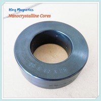 Noyaux magnétiques industriels souples KMN120805 en nanocristallin pour inducteurs à mode commun EMC revêtus d'époxy, service de découpe de bobines