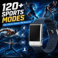 Pulsera Inteligente E900 para Análisis de Salud Cardíaca con ECG, Monitoreo de Oxígeno en Sangre y Frecuencia Cardíaca, Sin Pantalla, Monitor de Sueño, Cuidado Remoto para Todos