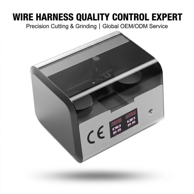 Precision Wire Harness Crimp Cross Section Analyzer with Integrated Grinding Polishing and 3MP HD Camera