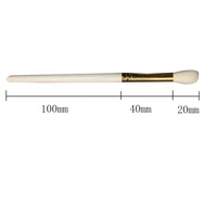 Pinceau de mélange d'ombres à paupières personnalisé Pinceau doux pour les yeux en poils synthétiques pour le fard à paupières et le nettoyant pour les cils