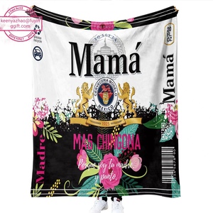 El más nuevo diseño personalizado Querida mamá manta mamá <span class=keywords><strong>chingona</strong></span> manta para regalo - Product Image 5