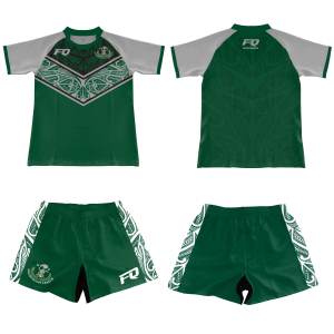 FQカスタム昇華マオリラグビーリーグセットトレーニングトップジャージーとショーツ男性用の新しいスタイリッシュなラグビーキットラグビーユニフォーム - Product Image 4