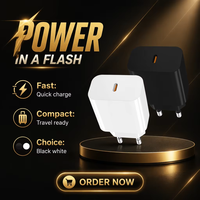 Cargador Rápido USB-C de 25W, Adaptador PD con PPS y QC3.0 de Alta Eficiencia, Certificado CE y RoHS para Teléfonos Inteligentes, Se Acepta OEM/ODM