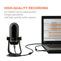 Offre Spéciale nouvel ordinateur portable Streaming Podcasting filaire ASMR USB Mic Studio enregistrement Microphone à condensateur