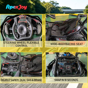EU ApexJoy STAR Prime ความเร็วสูง -1600W มอเตอร์คู่ 60 กม./ชม. รับน้ำหนัก 200 กก. ควบคุมผ่านแอพ ขายส่ง B2B กำไรสูง รถแข่ง - Product Image 3