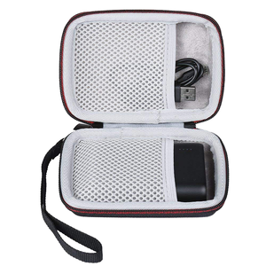 Portable Neoprene Travel <strong>Cable</strong> Organizer <strong>Bag</strong> with Zipper Closure Electronic Accessories Carry Case Pouch - Product Image 4