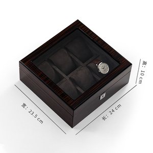 Trong Kho Đồng Hồ Bằng Gỗ Hộp Tổ Chức Trường Hợp Sang Trọng Cao Cấp <span class=keywords><strong>15</strong></span> Khe Cắm Hộp Đồng Hồ Hiển Thị Bên Ngoài Chống Nước Chống Bụi - Product Image 2