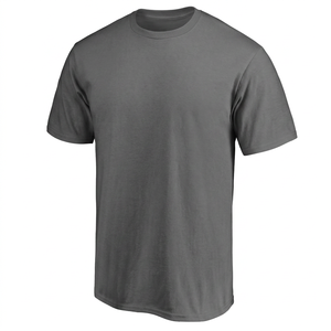 T-shirt de sport respirant et à séchage rapide pour homme, 180 grammes, 100 % coton, manches courtes, coupe classique, idéal pour la gym, la course et les tenues d'équipe - Product Image 1