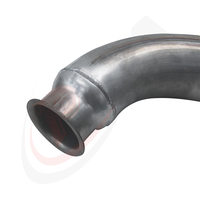 Système d'échappement en acier inoxydable 4" GM Chevy GMC Duramax 6.6L 2004.5-2007 LLY LBZ, épaisseur 1,5 mm