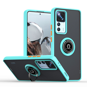 Fundas de teléfono móvil con soporte de anillo para <span class=keywords><strong>Xiaomi</strong></span> <span class=keywords><strong>12T</strong></span>/<span class=keywords><strong>12T</strong></span> <span class=keywords><strong>Pro</strong></span> Kickstand, funda trasera de teléfono mate dura de goma suave - Product Image 2