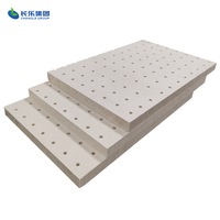 Fabricant chinois de panneaux en fibro-ciment de couleur naturelle pour plafond et mur avec absorption acoustique