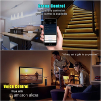 Contrôleur RGBW sans fil 24 touches WiFi BT Music Double Load Smart Color Dimmer APP Voice Timing Music RF Remote Control