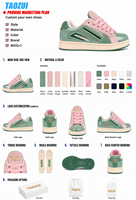 Sneakers pour hommes de créateurs, chaussures personnalisées avec logo, métalliques, épaisses, tendance, décontractées, respirantes, légères, confortables, en cuir véritable