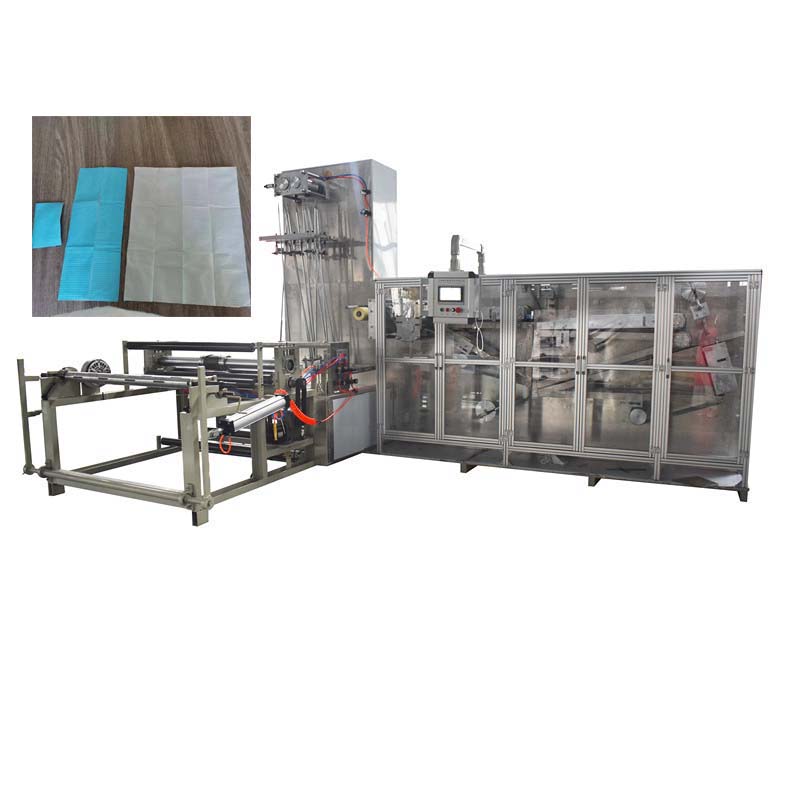 Автоматическая одноразовая подложка, Нетканая простыня, машина для изготовления крышек, для складывания, из полипропиленовой бумаги с покрытием, SMS SMMS SS