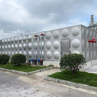 Réservoir d'eau modulaire boulonné en acier inoxydable 304/316 pour l'incendie – Réservoir d'eau modulaire en acier inoxydable