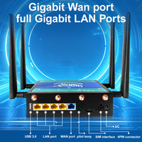 Router Celular Gigabit 5G ZBT OpenWrt, Módem 4G LTE, WiFi 6 Inalámbrico de 3000 Mbps, Tarjeta SIM, CPE, ROHS, 1000 Mbps, QoS, para Vehículos y Autocaravanas