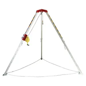 Treppiede di salvataggio in alluminio ad alta resistenza treppiede a testa di pozzo a spazio limitato retrattile di emergenza multifunzionale - Product Image 6