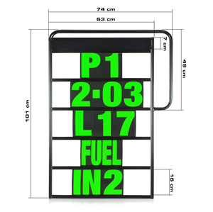 Tablero <span class=keywords><strong>de</strong></span> información <span class=keywords><strong>de</strong></span> <span class=keywords><strong>matrícula</strong></span> <span class=keywords><strong>digital</strong></span> <span class=keywords><strong>de</strong></span> carrera <span class=keywords><strong>de</strong></span> accesorios <span class=keywords><strong>de</strong></span> motocicleta - Product Image 2