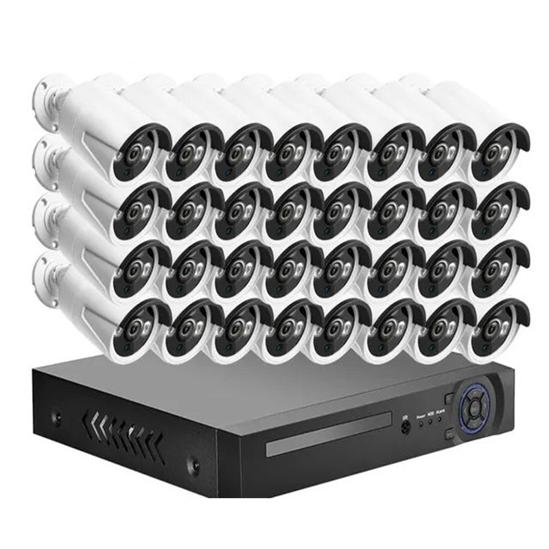 Xmeye 5mp 8mp POE CCTV sistema de cámara de seguridad 4MP Poe Nvr Kit cameras Set 4 8 16 32 canales Ip vigilancia Video POE CCTV Cámara