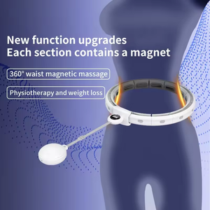 Detachable Workout Hula Ring Smart Weighted <strong>Hoop</strong> Fit for Adults Weight Loss Quiet <strong>Exercise</strong> <strong>Hoop</strong> Auto-Spinning <strong>Ball</strong> Adjustable - Product Image 5