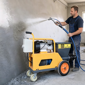 Macchina Intonacatrice Automatica 4kW Elettrica per Cemento e Stucco 220V 380V per Costruzione Muri Alta Qualità - Product Image 1