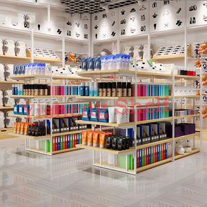 Gran oferta, <span class=keywords><strong>Miniso</strong></span>, resistente, de doble cara, Serie de tienda Boutique, estantes metálicos para productos, papelería, accesorio de joyería, exhibición de Juguetes - Product Image 3