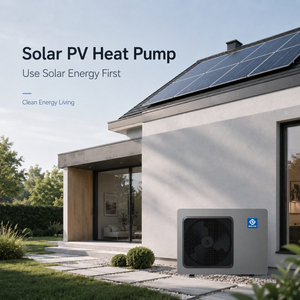 Système de chauffage hydronique Nulite 2026 R290 alimenté par l'énergie solaire photovoltaïque, appareils électroménagers intelligents, pompe à chaleur air-eau pour la maison - Product Image 1