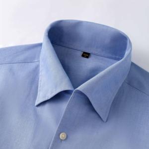 Chemise habillée de luxe sur mesure pour homme, 100 % coton, manches longues, formelle de bureau, pour soirée, ODM OEM - Product Image 5