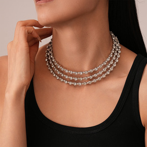 Conjunto <span class=keywords><strong>de</strong></span> joyería <span class=keywords><strong>de</strong></span> moda, colgante <span class=keywords><strong>de</strong></span> gota <span class=keywords><strong>de</strong></span> <span class=keywords><strong>agua</strong></span> <span class=keywords><strong>de</strong></span> circón geométrico, pendiente exagerado, conjunto <span class=keywords><strong>de</strong></span> collar <span class=keywords><strong>de</strong></span> lujo ligero <span class=keywords><strong>de</strong></span> gama alta - Product Image 5