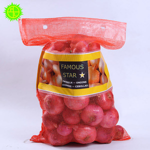20kg 25kg 30kg PP sac d'emballage en maille de fruits pour pommes de terre sacs en maille réutilisables pour légumes, <span class=keywords><strong>ail</strong></span> et oignon - Product Image 3