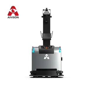مستودع AIVISON AGV AMR رافعة شوكية مستقلة الإصدار الذكي نقل السيارات المتنقلة رافعة شوكية تسليم كهربائي روبوت المعبئ