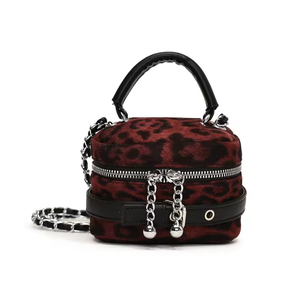 Sac bandoulière léopard 2026 pour femme, sac à main en velours pour femme, mini sac à bandoulière pour femme - Product Image 6