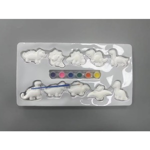 Kit de Pintura de Yeso DIY, Juego de Juguetes de Dibujo para Niños, Perro y Hucha Personalizables para Colorear y Pintar tus Propias Imágenes - Product Image 4