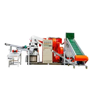 Niedriger Preis Schrott Kupferdraht Granulator Trennen Recycling Produktions linie Kupferdraht Recycling Maschine für Kupfer Granulat