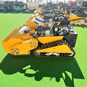 Động cơ diesel nhỏ <span class=keywords><strong>Robot</strong></span> Máy cắt cỏ với chiều rộng 800mm 1000mm 1200mm điều khiển từ xa theo dõi Máy cắt cỏ - Product Image 1